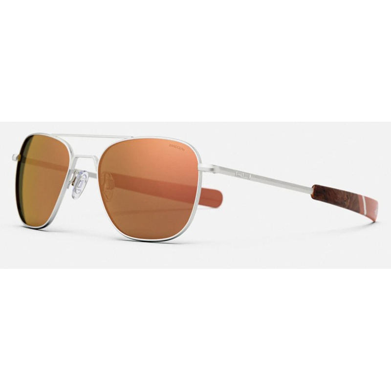 RANDOLPH Aviator-SatinSilverRoseGoldMirror